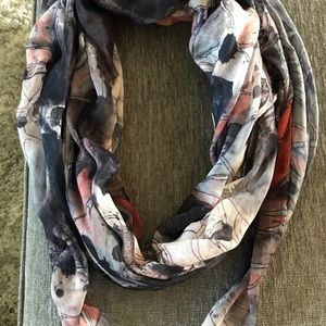 Multi colored dress scarf